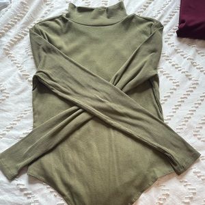 Turtleneck bodysuit